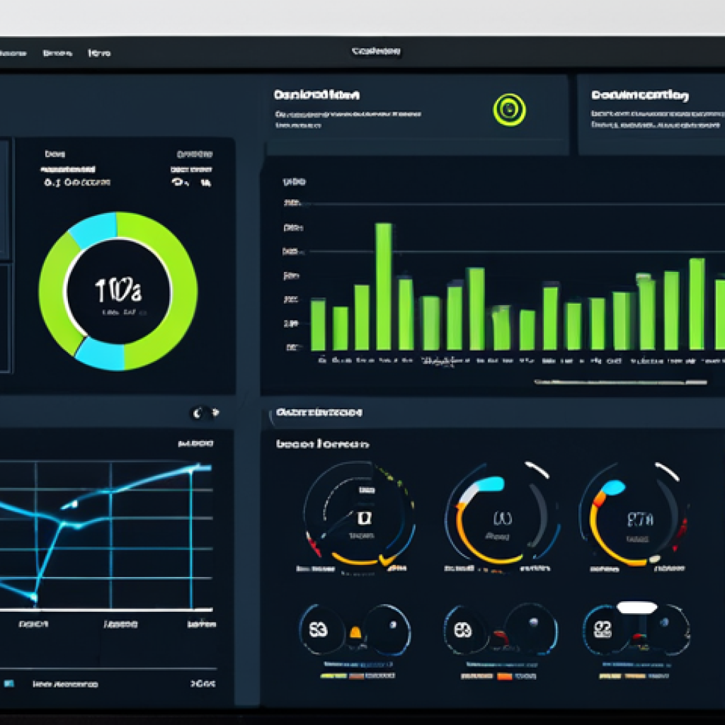 데이터 레이크 설계 시의 성능 모니터링 기법 - Data Lake Monitoring Dashboard**
"A modern data lake monitoring dashboard displaying key performanc...