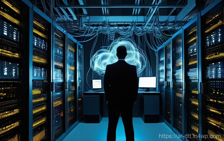 데이터 레이크 아키텍처의 클라우드 전환 전략 - **Prompt:** "A dynamic split image showing the contrast between outdated data systems and modern clo...