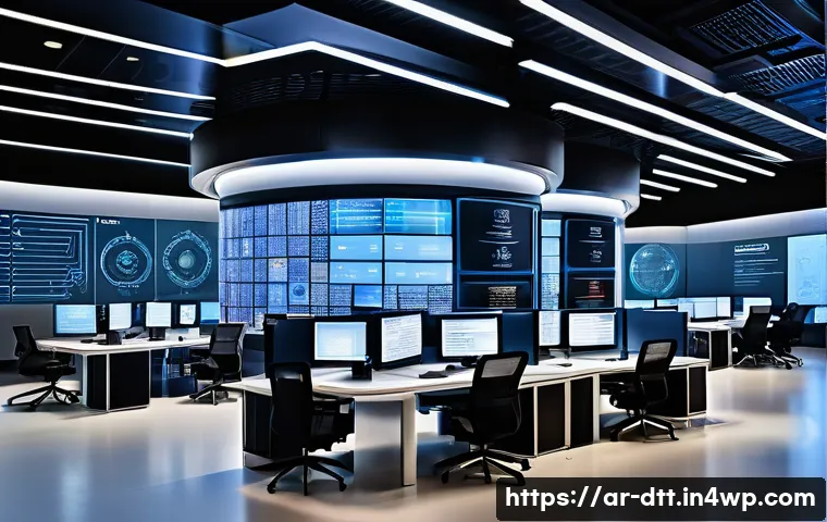 데이터 레이크에서의 사용자 접근 제어 방법 - A modern data control center with diverse professionals of Middle Eastern descent collaborating arou...